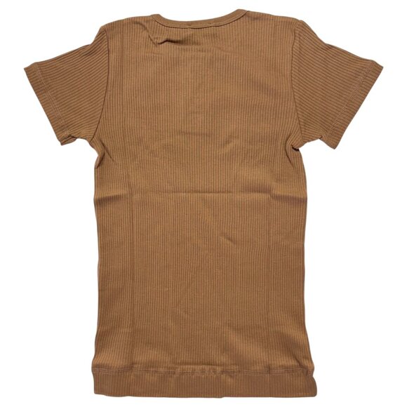 MARMAR COPENHAGEN - SHORT SLEEVE TEE - 50%COTTON - CAMEL - 6Y - NEW NO TAG - Picture 3 of 4